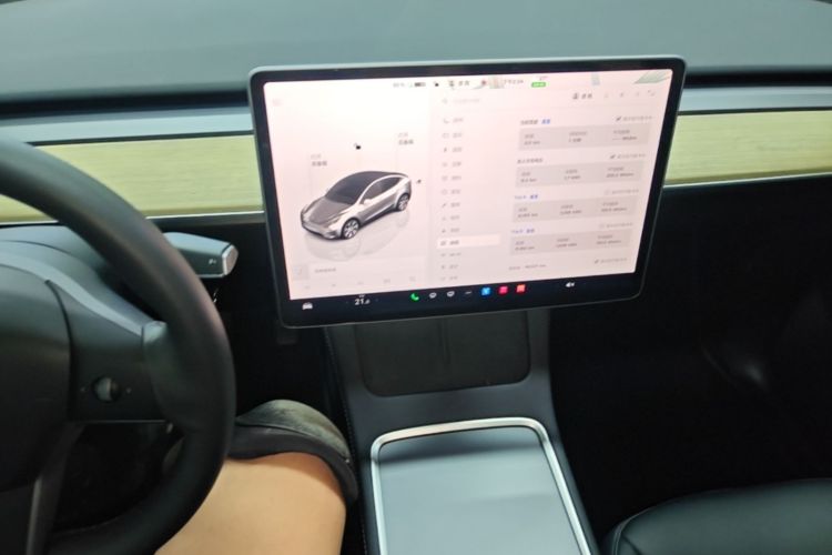 Used Tesla Model Y 2022 Revised Version Rear-Wheel Drive Audio And AC Panel