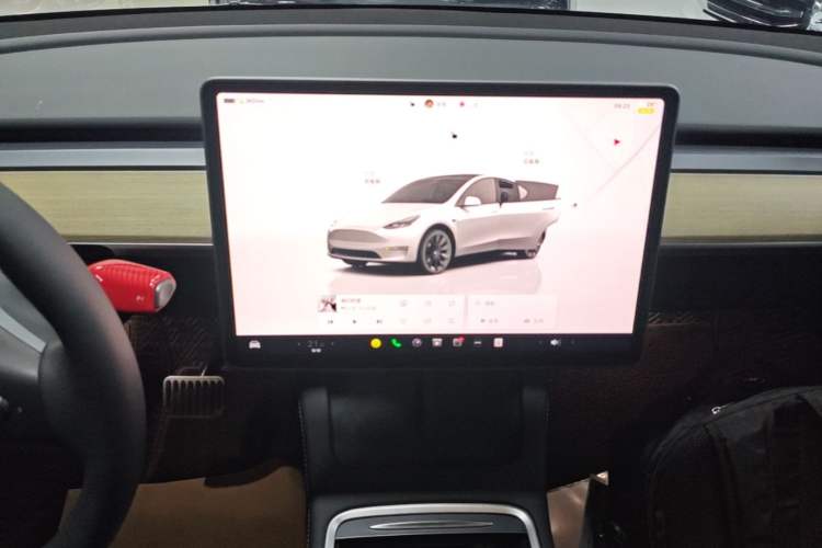 Used Tesla Model Y 2022 Revised Version Rear-Wheel Drive Audio And AC Panel