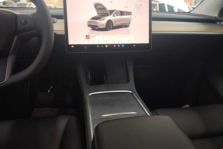 Used Tesla Model Y 2022 Revised Version Long-Range All-Wheel Drive Audio And AC Panel