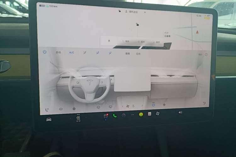 Used Tesla Model Y 2022 Revised Version Long-Range All-Wheel Drive Audio And AC Panel