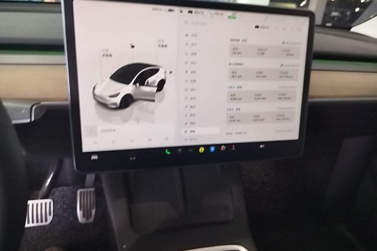 Used Tesla Model Y 2022 Rear-Wheel-Drive Version Audio And AC Panel