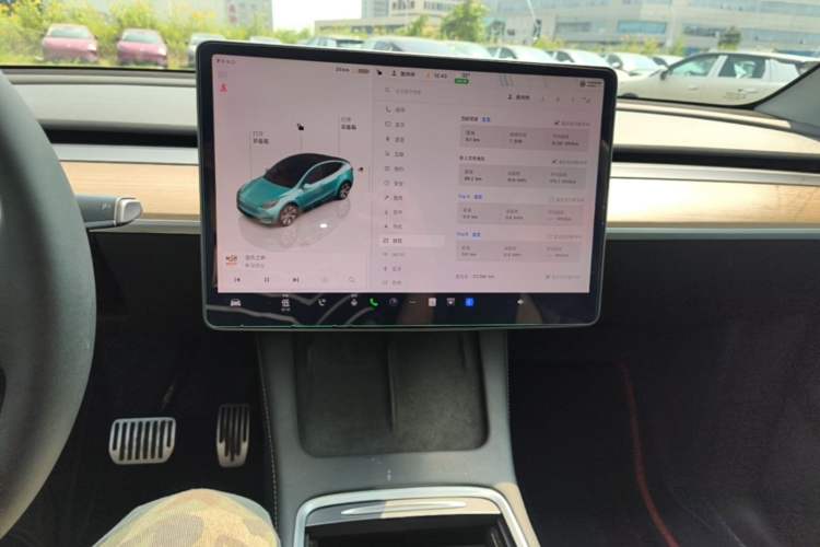Used Tesla Model Y 2022 Rear-Wheel-Drive Version Audio And AC Panel