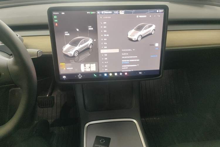 Used Tesla Model Y 2022 Revised Version Rear-Wheel Drive Audio And AC Panel
