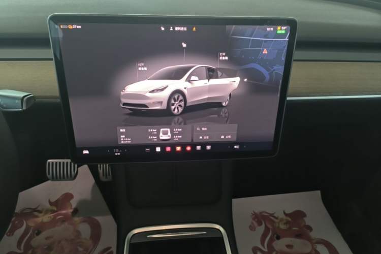 Used Tesla Model Y 2022 Rear-Wheel-Drive Version Audio And AC Panel
