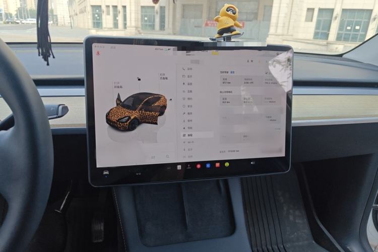 Used Tesla Model Y 2022 Revised Version Long-Range All-Wheel Drive Audio And AC Panel