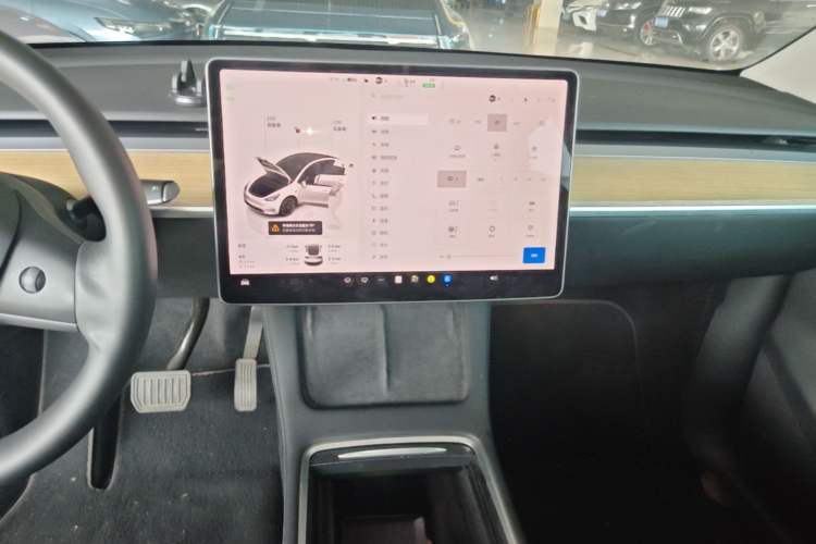 Used Tesla Model Y 2022 Rear-Wheel-Drive Version Audio And AC Panel