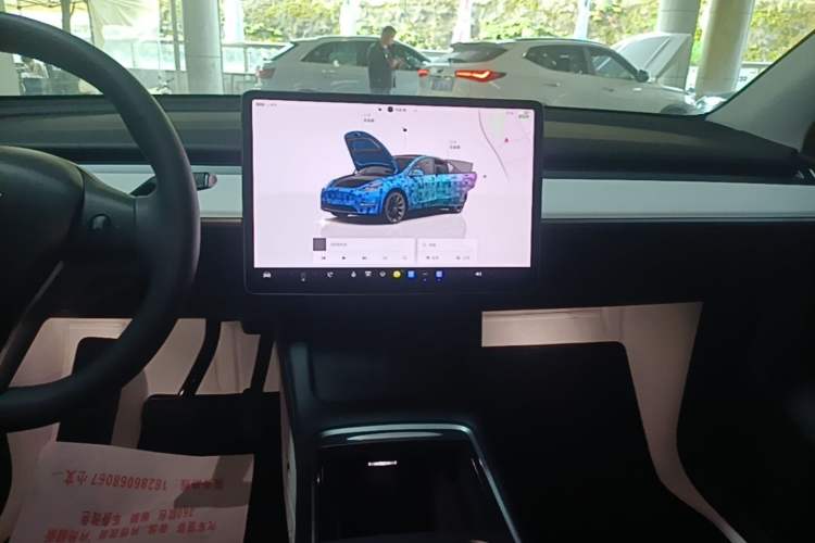 Used Tesla Model Y 2022 Rear-Wheel-Drive Version Audio And AC Panel