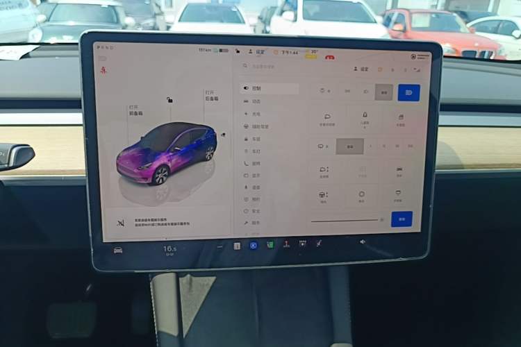 Used Tesla Model Y 2022 Rear-Wheel-Drive Version Audio And AC Panel