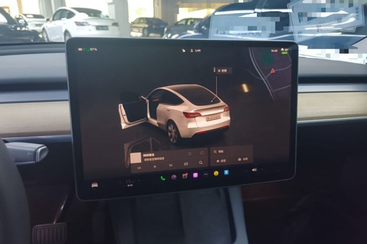 Used Tesla Model Y 2022 Revised Version Rear-Wheel Drive Audio And AC Panel