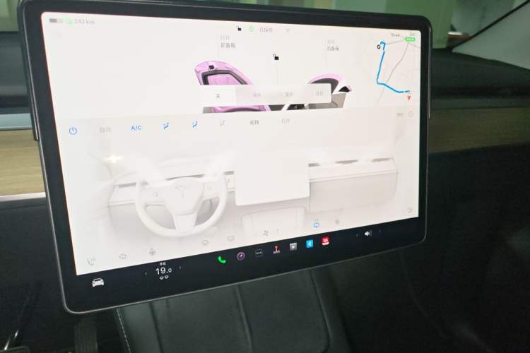 Used Tesla Model Y 2022 Revised Version Rear-Wheel Drive Audio And AC Panel