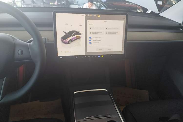 Used Tesla Model Y 2022 Rear-Wheel-Drive Version Audio And AC Panel