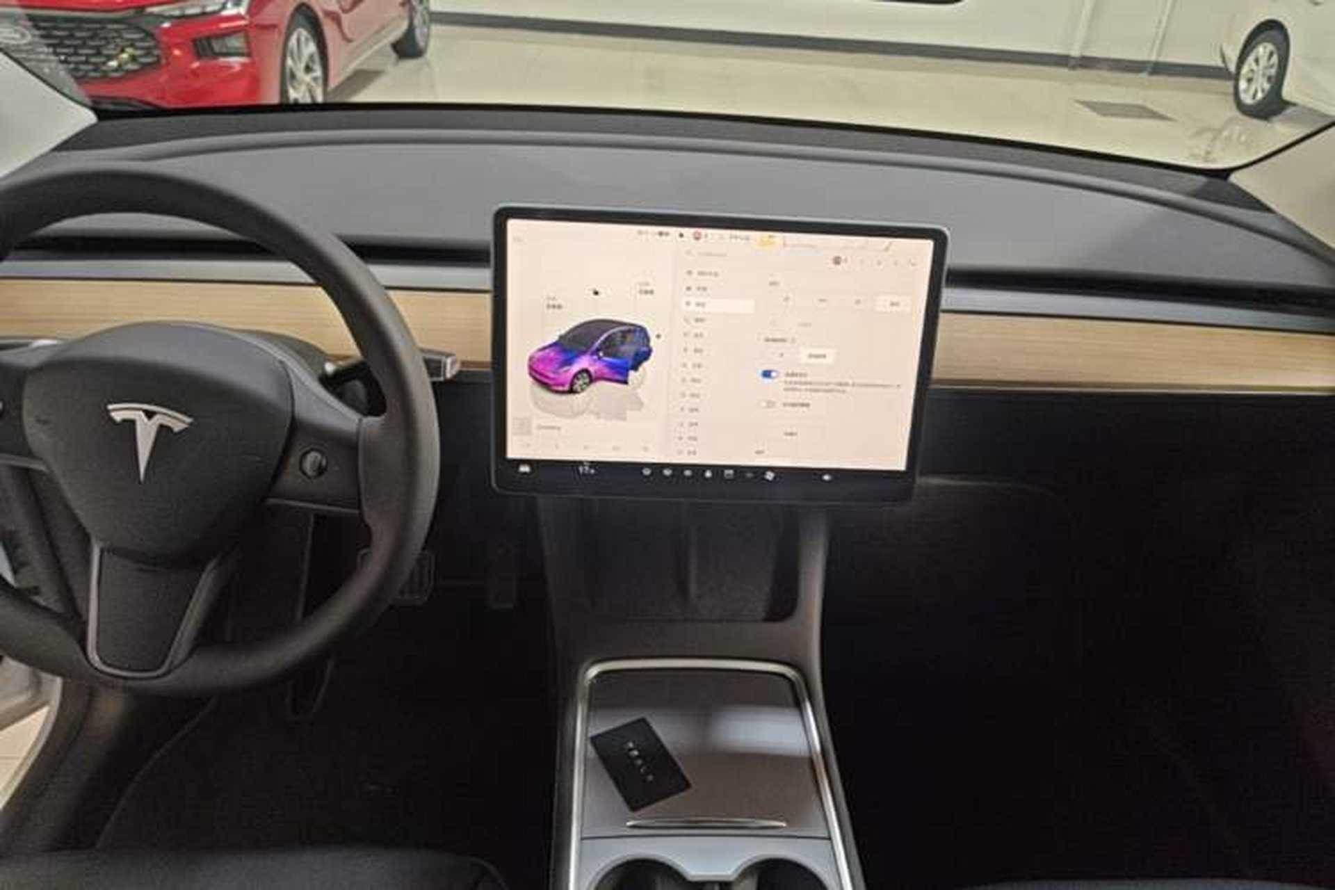 Used Tesla Model Y 2022 Rear-Wheel-Drive Version Audio And AC Panel