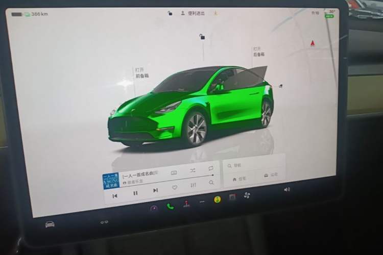 Used Tesla Model Y 2022 Revised Version Rear-Wheel Drive Audio And AC Panel
