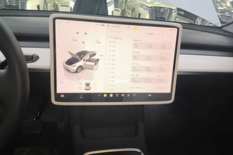 Used Tesla Model Y 2022 Revised Version Rear-Wheel Drive Audio And AC Panel