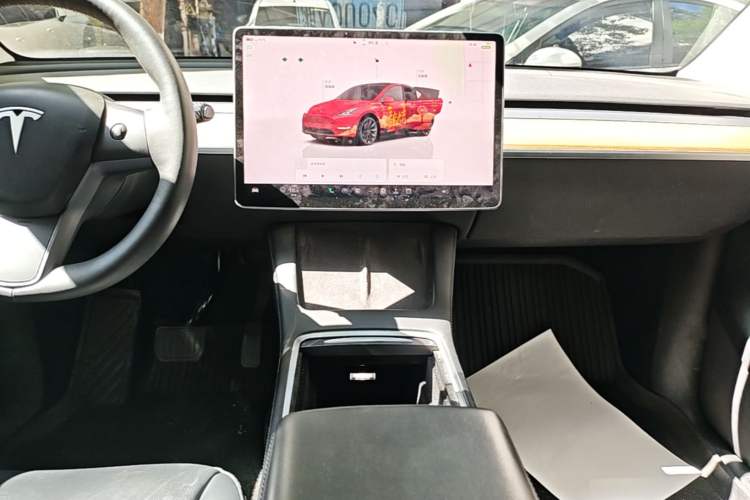 Used Tesla Model Y 2022 Rear-Wheel-Drive Version Audio And AC Panel