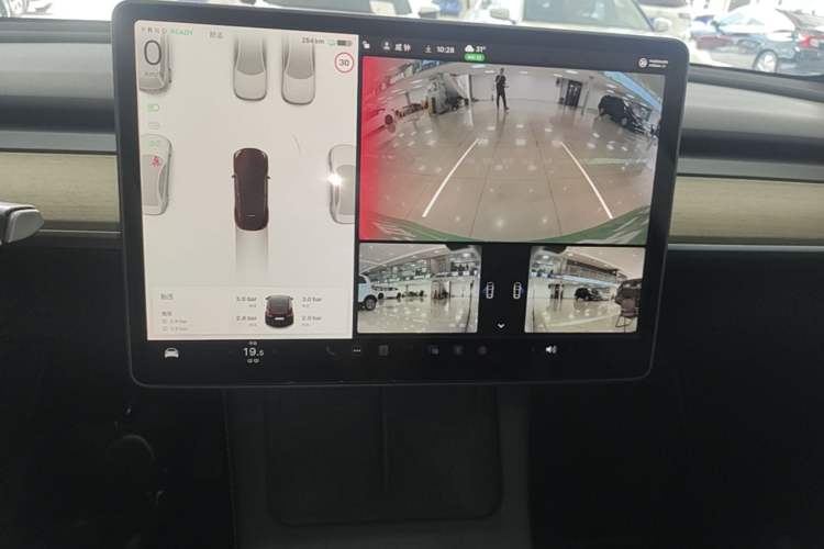 Used Tesla Model Y 2022 Revised Version Rear-Wheel Drive Audio And AC Panel