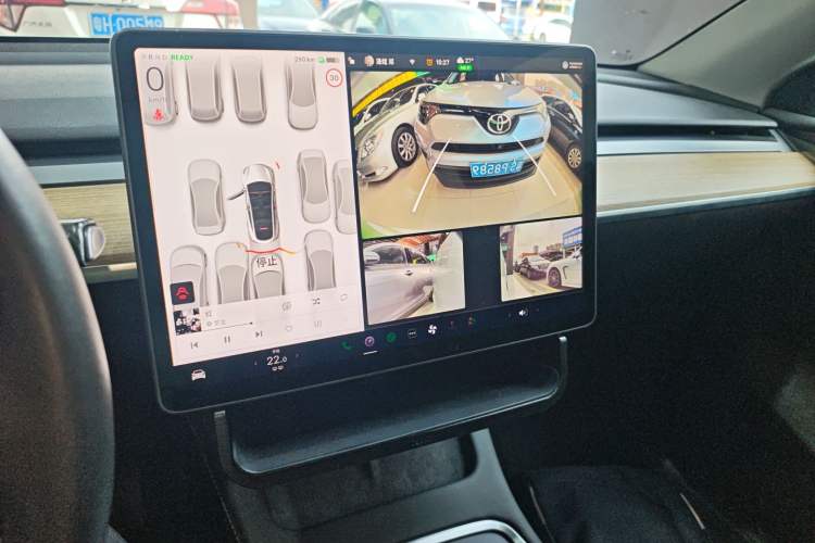 Used Tesla Model Y 2022 Rear-Wheel-Drive Version Audio And AC Panel