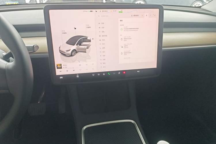 Used Tesla Model Y 2022 Revised Version Rear-Wheel Drive Audio And AC Panel