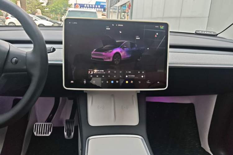 Used Tesla Model Y 2022 Revised Version Rear-Wheel Drive Audio And AC Panel