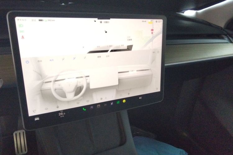 Used Tesla Model Y 2022 Revised Version Long-Range All-Wheel Drive Audio And AC Panel