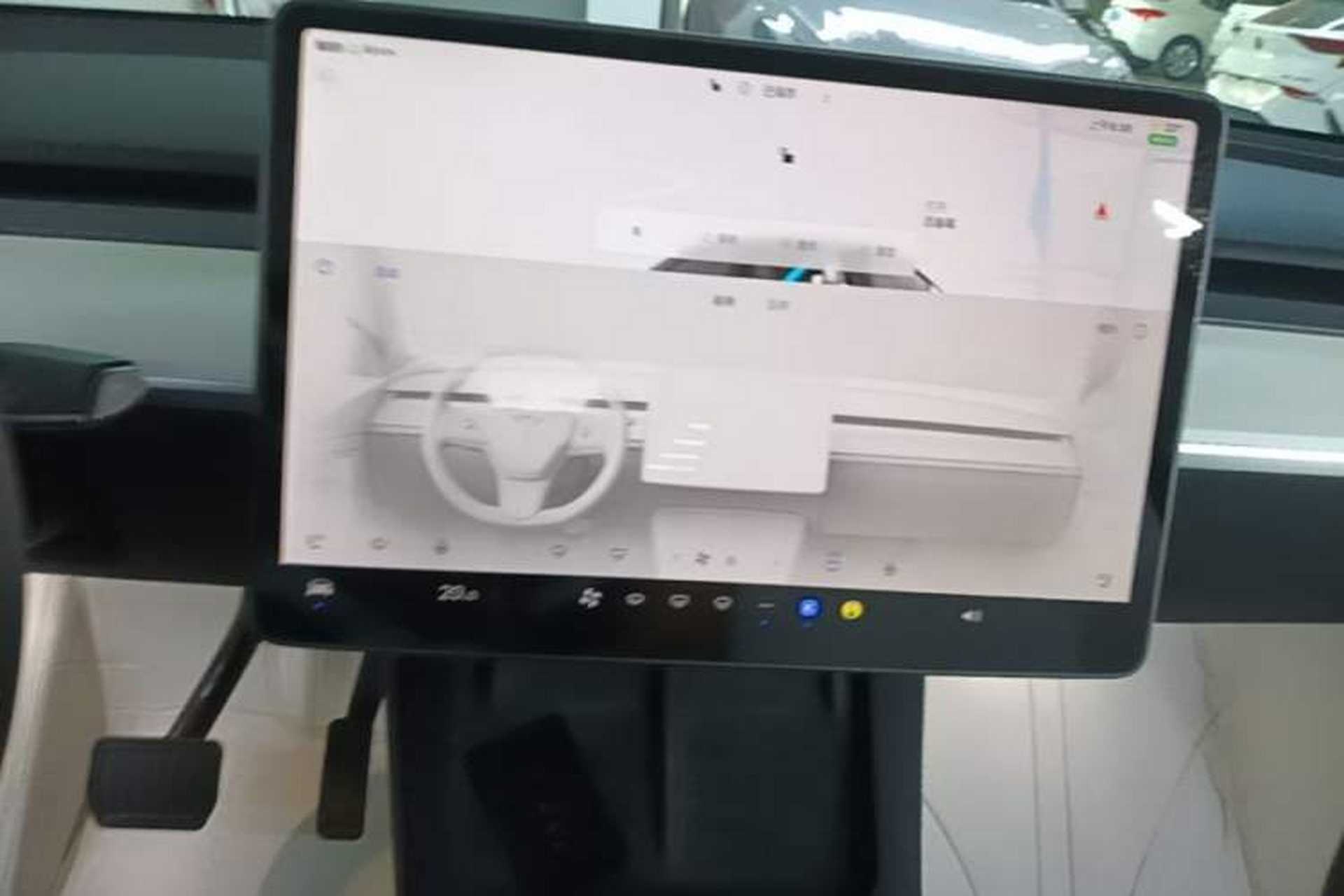 Used Tesla Model Y 2022 Revised Version Rear-Wheel Drive Audio And AC Panel