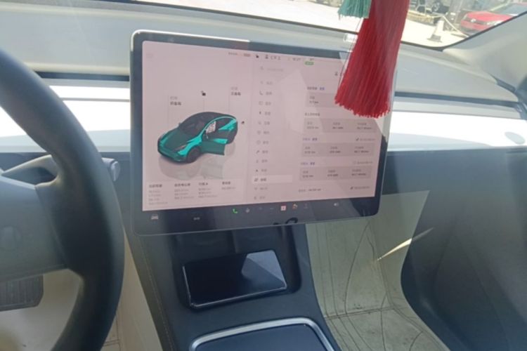 Used Tesla Model Y 2022 Revised Version Rear-Wheel Drive Audio And AC Panel
