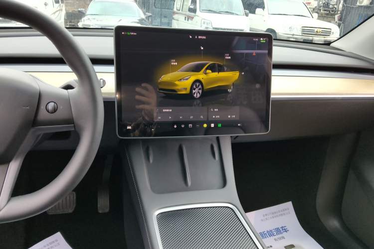Used Tesla Model Y 2022 Revised Version Rear-Wheel Drive Audio And AC Panel