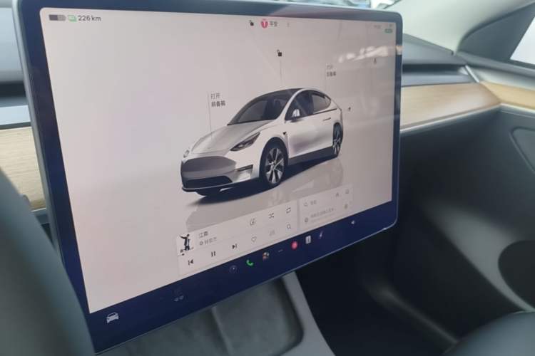 Used Tesla Model Y 2022 Rear-Wheel-Drive Version Audio And AC Panel