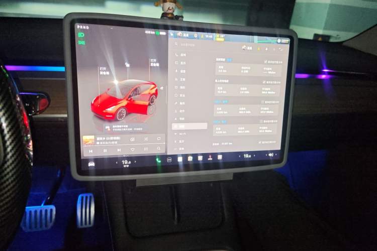 Used Tesla Model Y 2022 Revised Version Rear-Wheel Drive Audio And AC Panel