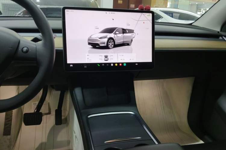 Used Tesla Model Y 2022 Rear-Wheel-Drive Version Audio And AC Panel