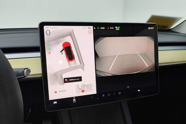 Used Tesla Model Y 2022 Revised Version Rear-Wheel Drive Audio And AC Panel