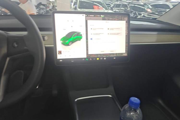 Used Tesla Model Y 2022 Revised Version Rear-Wheel Drive Audio And AC Panel