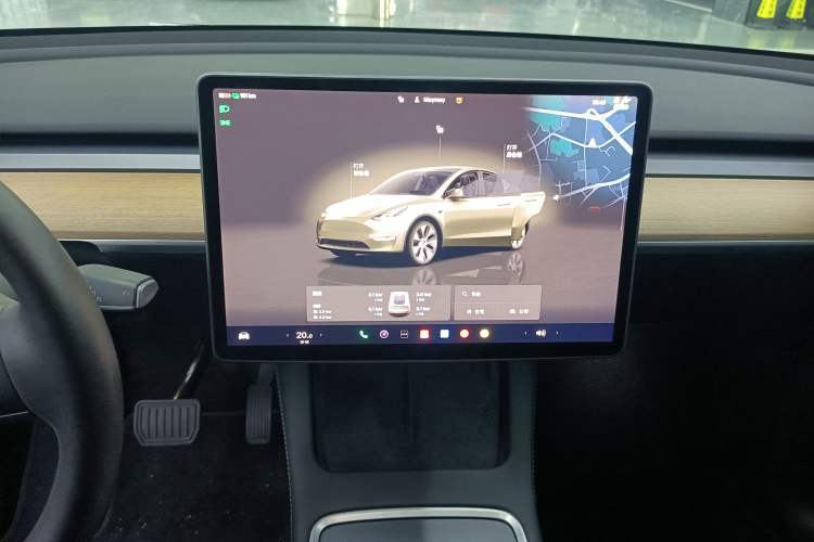 Used Tesla Model Y 2022 Rear-Wheel-Drive Version Audio And AC Panel