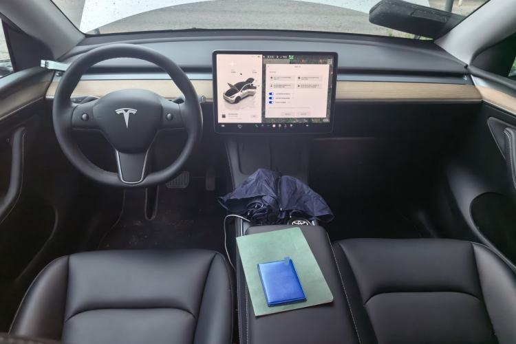 Used Tesla Model Y 2022 Long-Range All-Wheel-Drive Version Center Console
