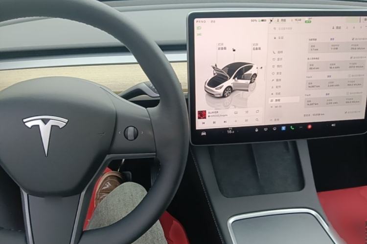 Used Tesla Model Y 2022 Revised Version Long-Range All-Wheel Drive Center Console