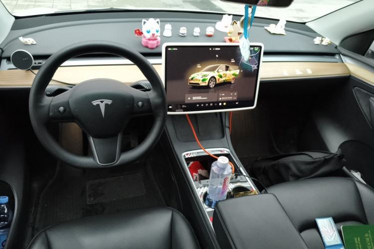 Used Tesla Model Y 2022 Revised Version Rear-Wheel Drive Center Console