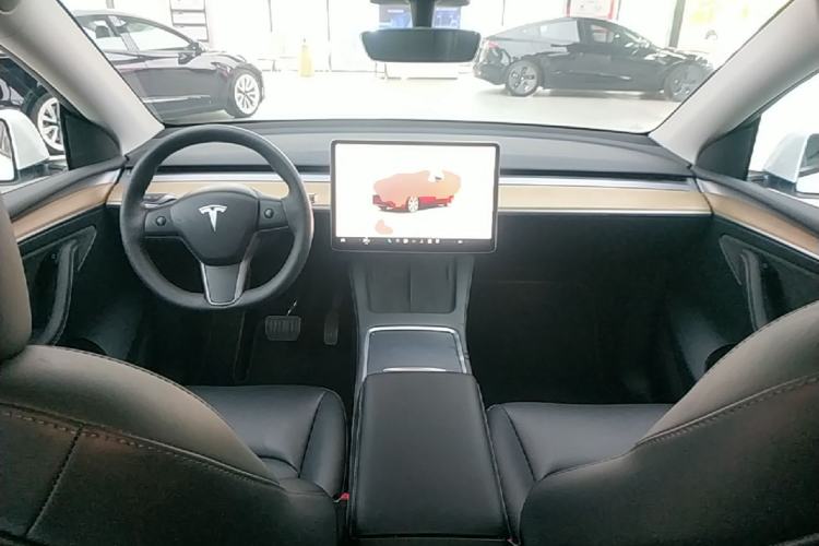 Used Tesla Model Y 2022 Revised Version Long-Range All-Wheel Drive Center Console
