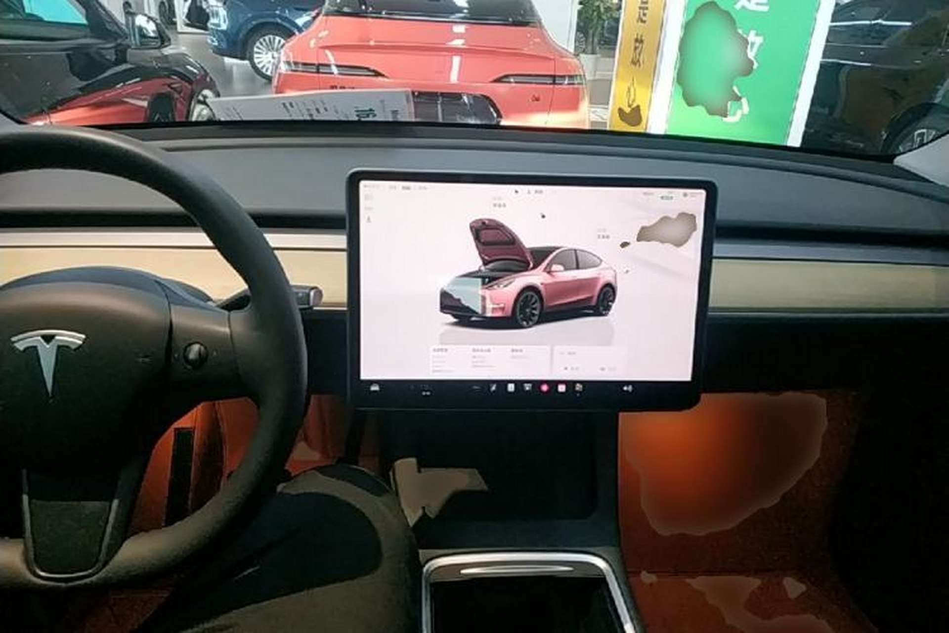 Used Tesla Model Y 2022 Revised Version Rear-Wheel Drive Center Console