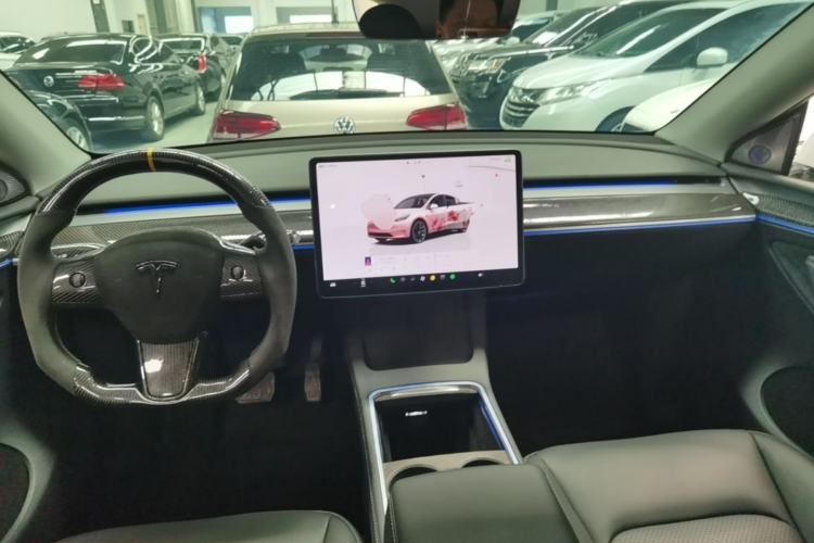 Used Tesla Model Y 2022 Revised Version Long-Range All-Wheel Drive Center Console