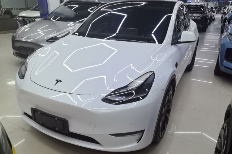 Used Tesla Model Y 2022 Long-Range All-Wheel-Drive Version Guazi used car, China used car export, Used car for sale, Used Tesla cars, Cheapest cars for sale, Electric vehicle, New energy car
