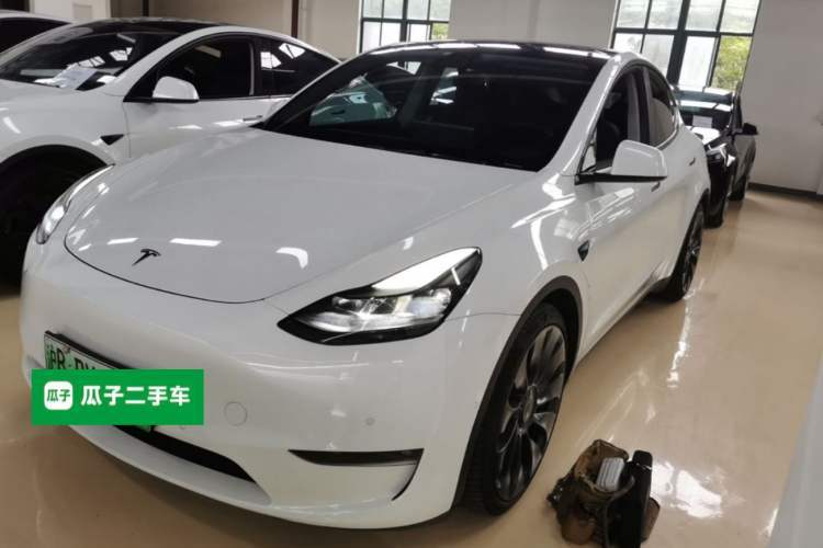 Used Tesla Model Y 2022 Performance High-Performance All-Wheel-Drive Version Guazi used car, China used car export, Used car for sale, Used Tesla cars, Cheapest cars for sale, Electric vehicle, New energy car