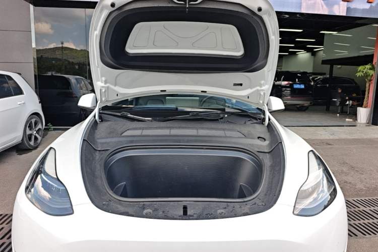 Used Tesla Model Y 2022 Revised Version Long-Range All-Wheel Drive Engine Bay