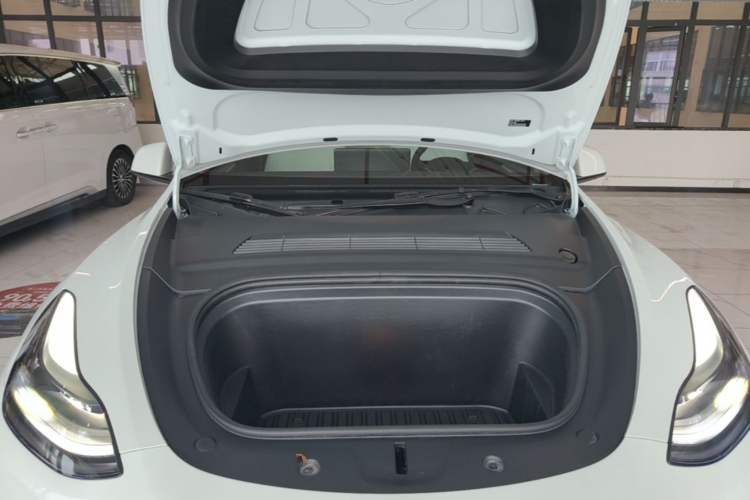 Used Tesla Model Y 2022 Long-Range All-Wheel-Drive Version Engine Bay