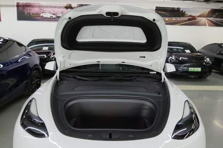 Used Tesla Model Y 2022 Revised Version Long-Range All-Wheel Drive Engine Bay