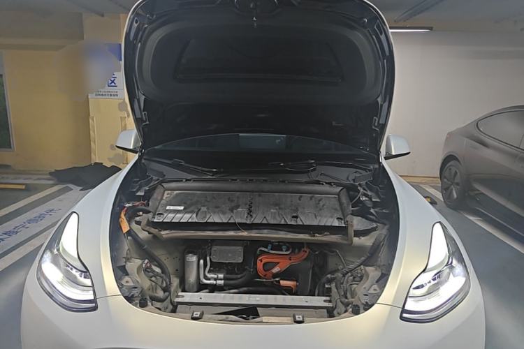 Used Tesla Model Y 2022 Revised Version Rear-Wheel Drive Engine Bay