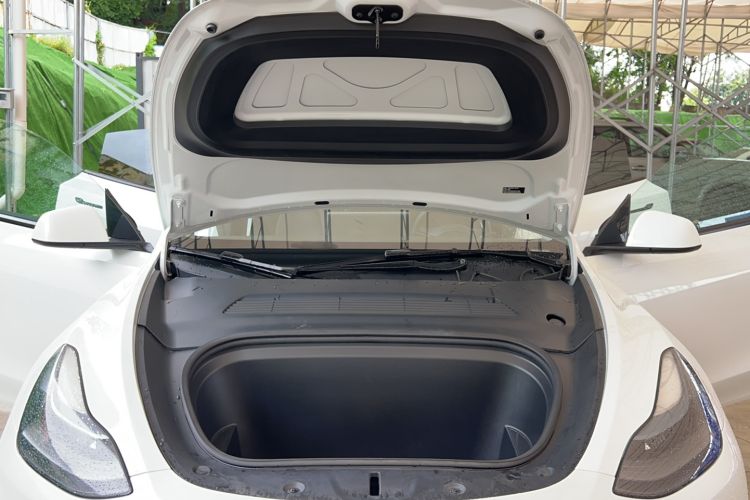 Used Tesla Model Y 2022 Long-Range All-Wheel-Drive Version Engine Bay