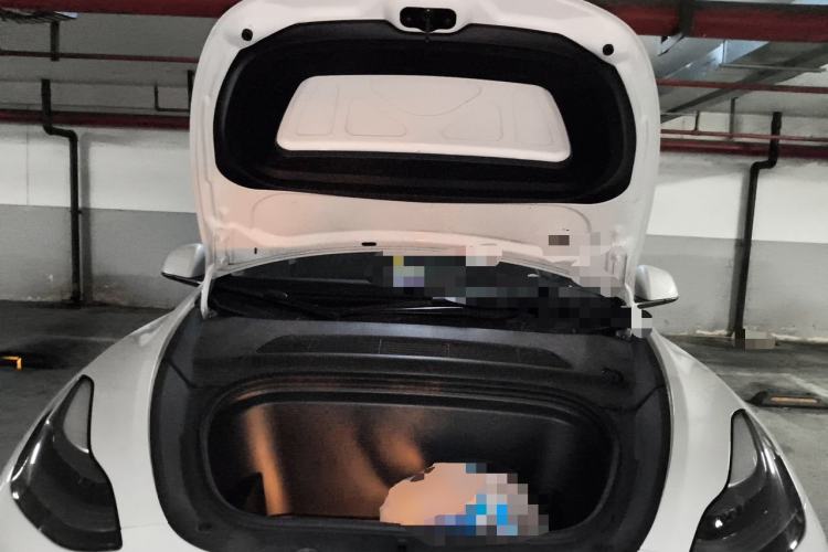 Used Tesla Model Y 2022 Revised Version Long-Range All-Wheel Drive Engine Bay
