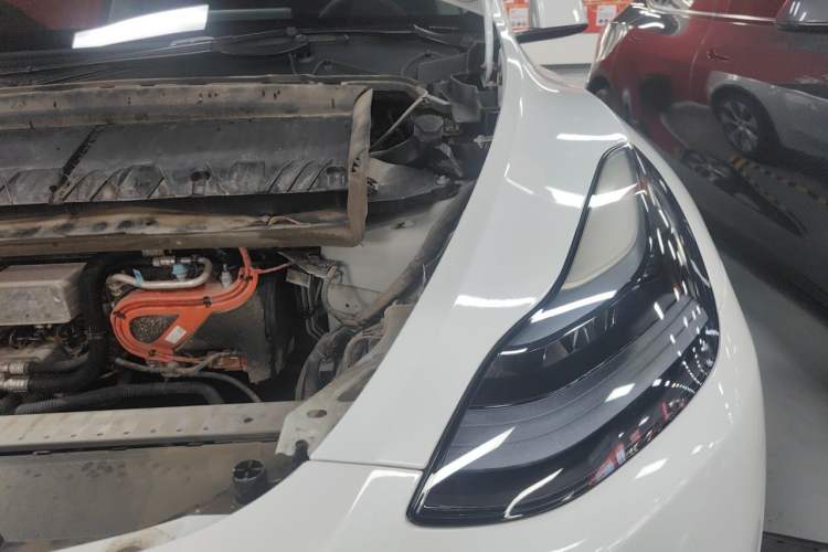 Used Tesla Model Y 2022 Revised Version Rear-Wheel Drive Engine Bay Left