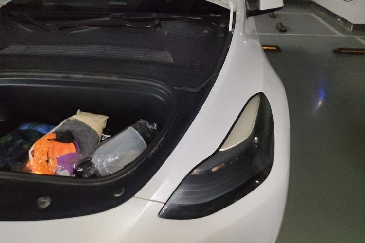 Used Tesla Model Y 2022 Rear-Wheel-Drive Version Engine Bay Left