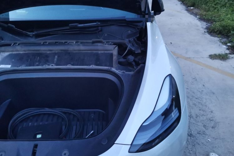 Used Tesla Model Y 2022 Revised Version Rear-Wheel Drive Engine Bay Left